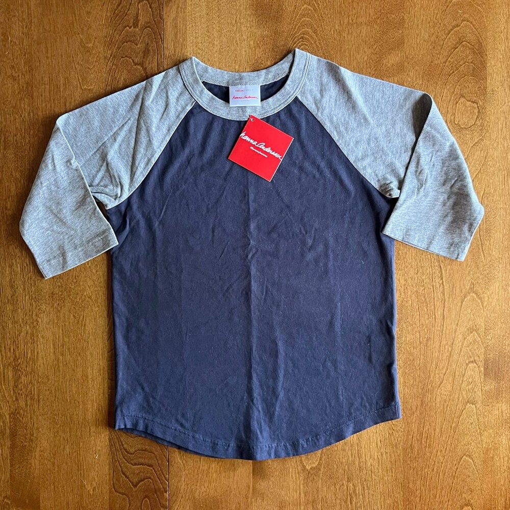 Hanna Andersson baseball tee 120 NWT